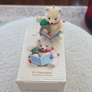 Hallmark Keppsake Ornament Snowball And Tuxedo 2006
